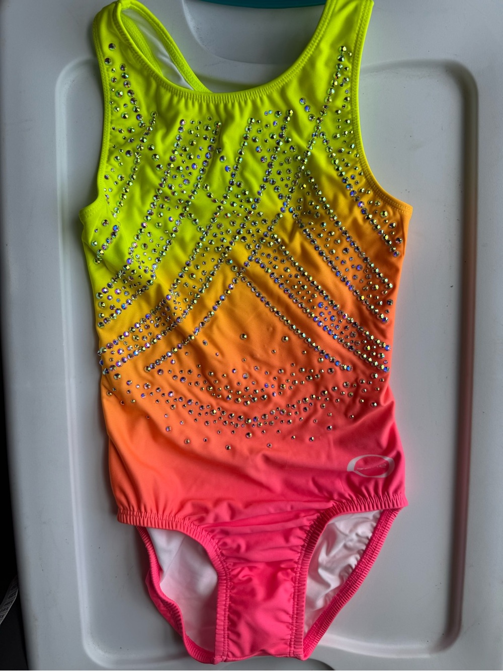 Youth medium neon Leotard
